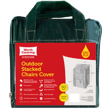 Grey Divide Outdoor Stacked Chairs Cover &nbsp;
